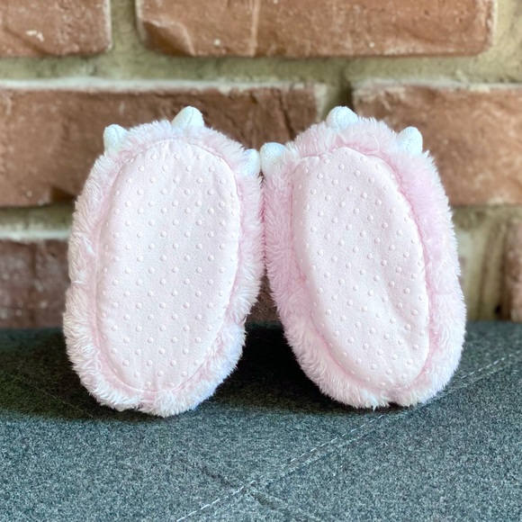 6-12M NWOT Carter’s Pink Dinosaur Slippers - Picture 8 of 9